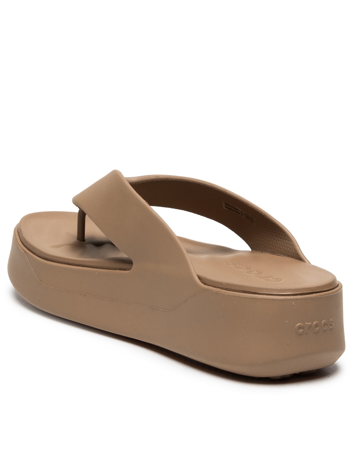 Chinelo Feminino Getaway Platform Flip – Marrom Crocs