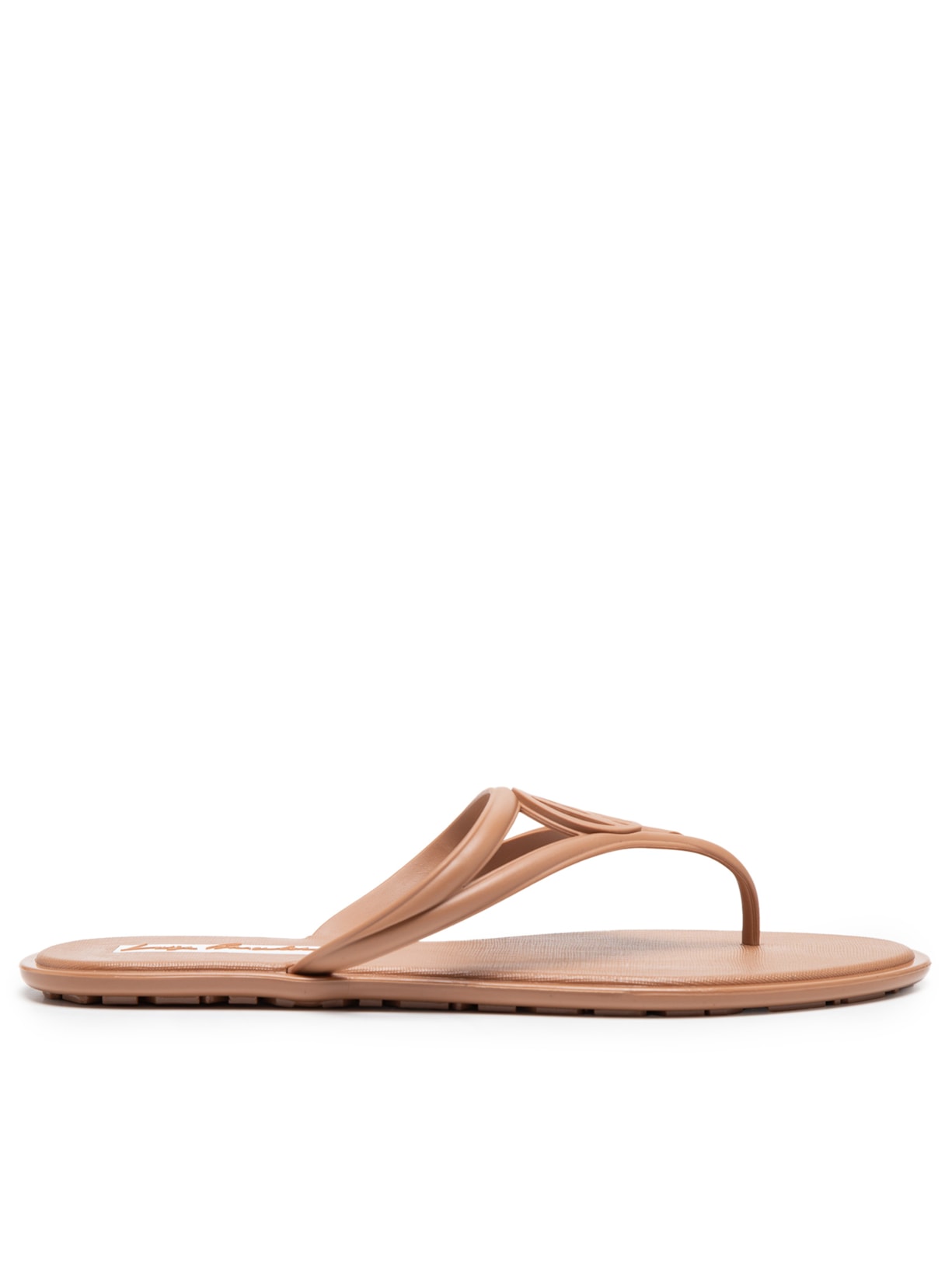 Chinelo Feminino Monograma - Bege