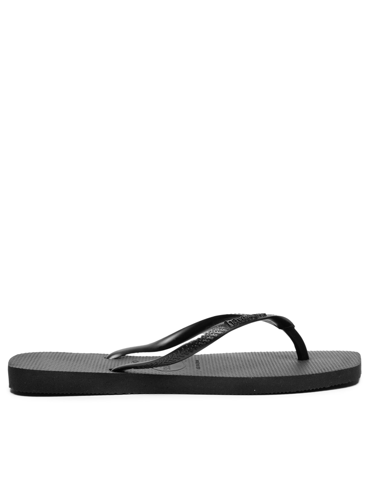 Chinelo Feminino Slim Square - Preto