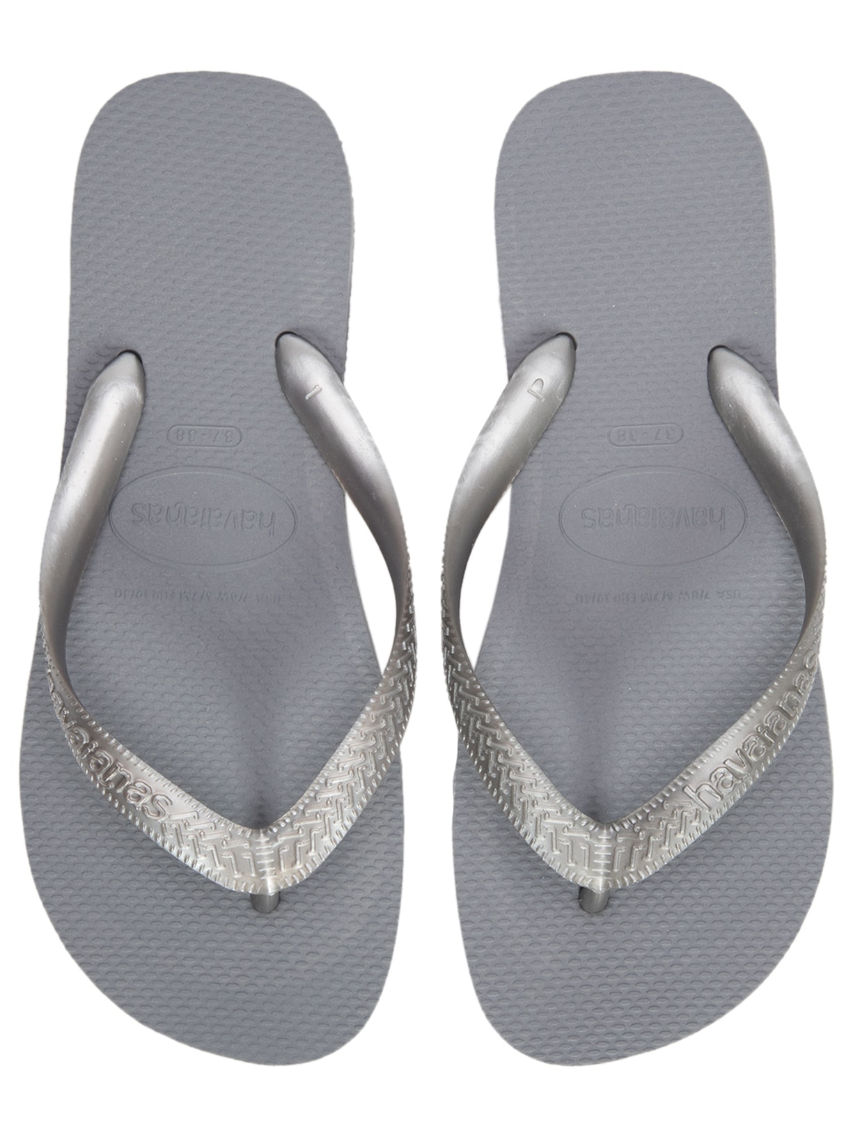 Chinelo Feminino Top - Cinza