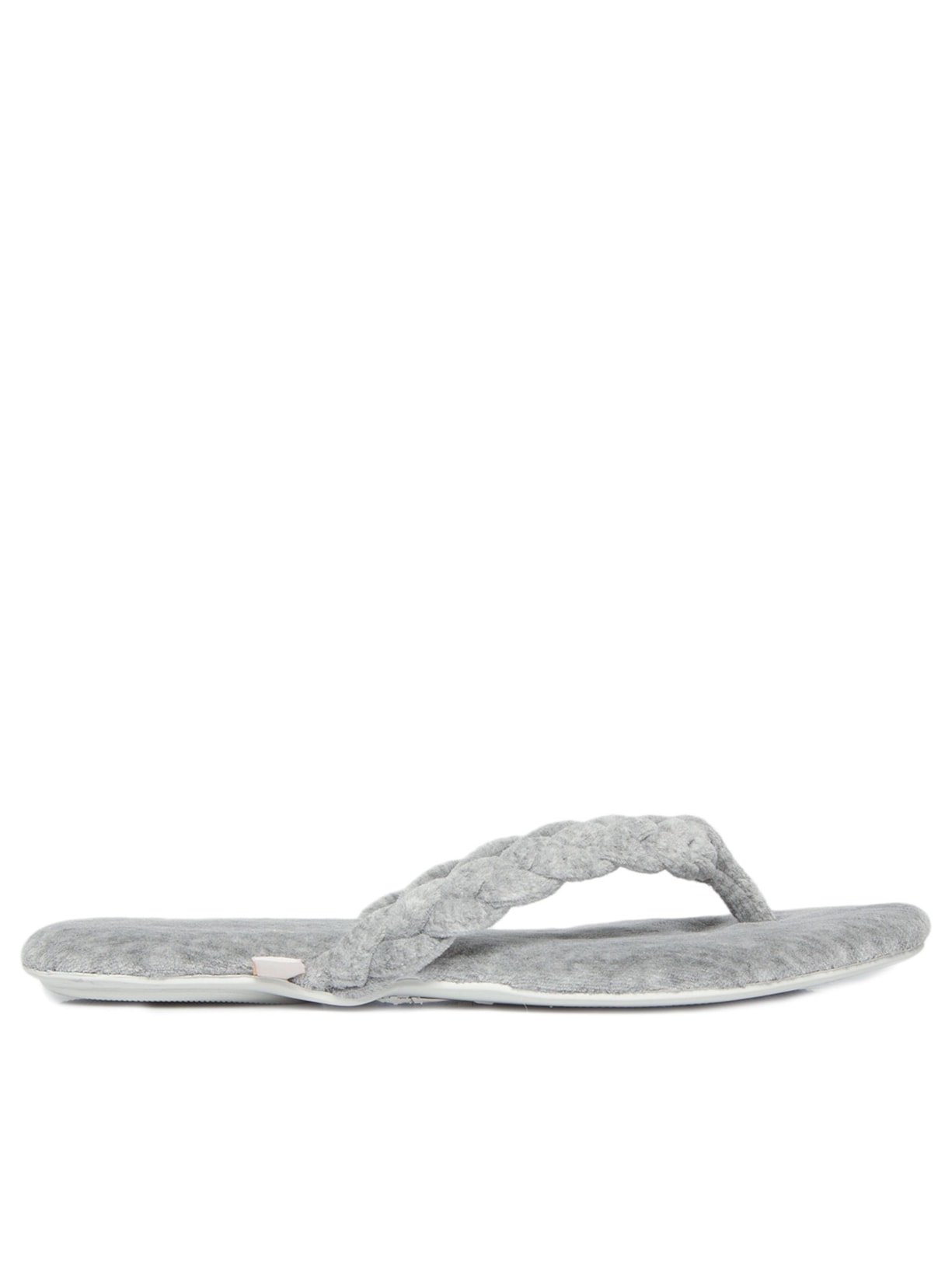 CHINELO FLIP FLOP TIRA TRANÇADA - CINZA