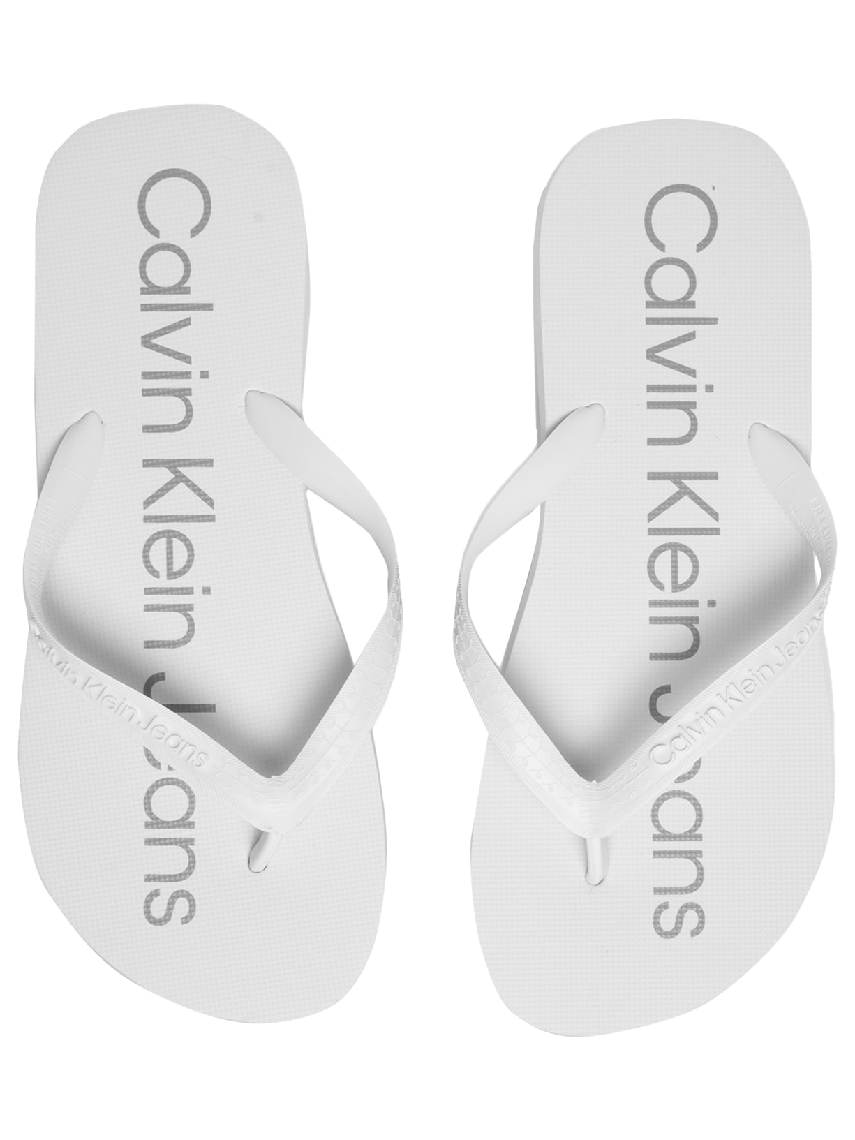 Chinelo Masculino Basic Branco Calvin Klein Jeans