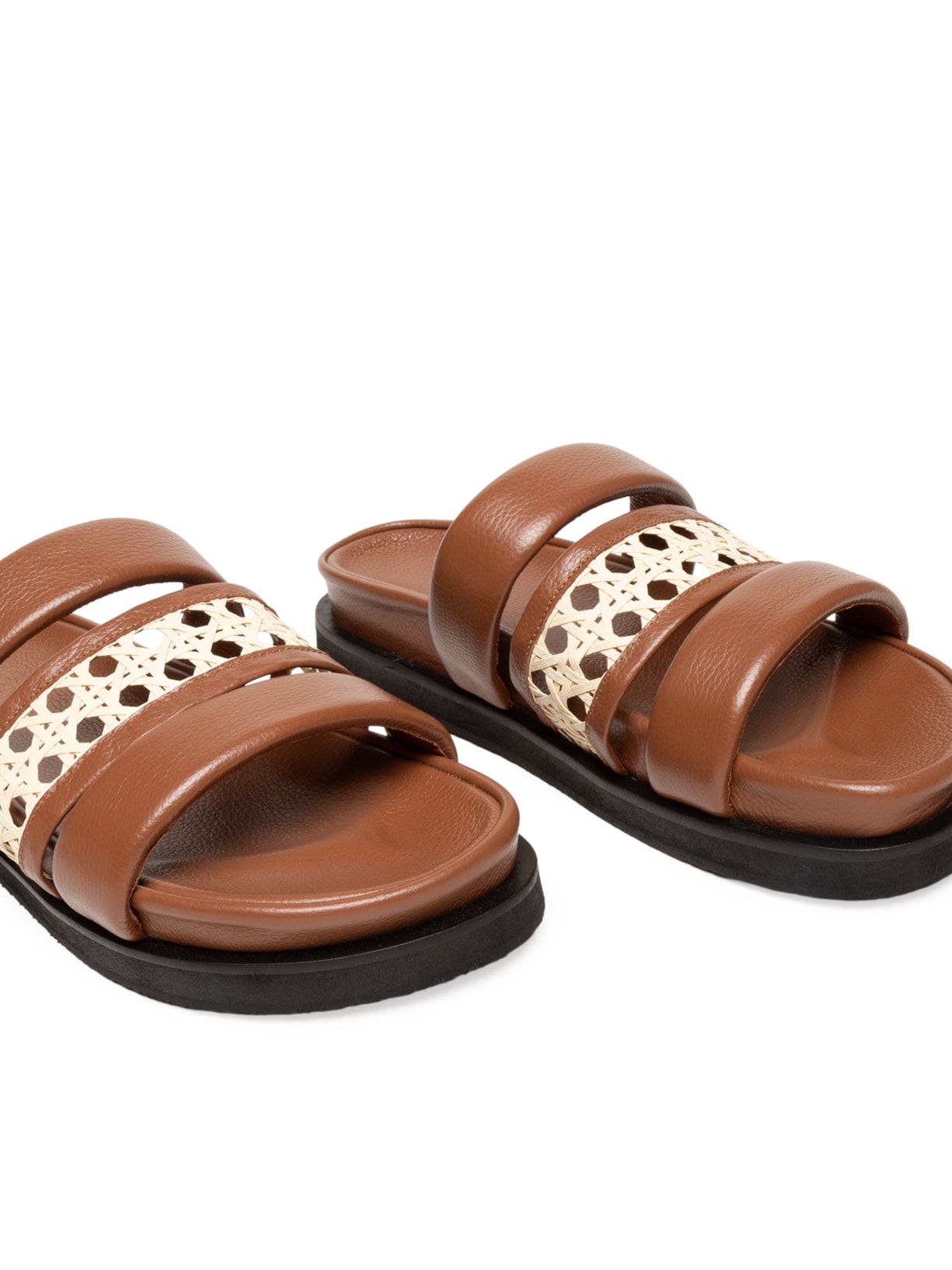 Chinelo Masculino Carriola Couro Marrom Misci