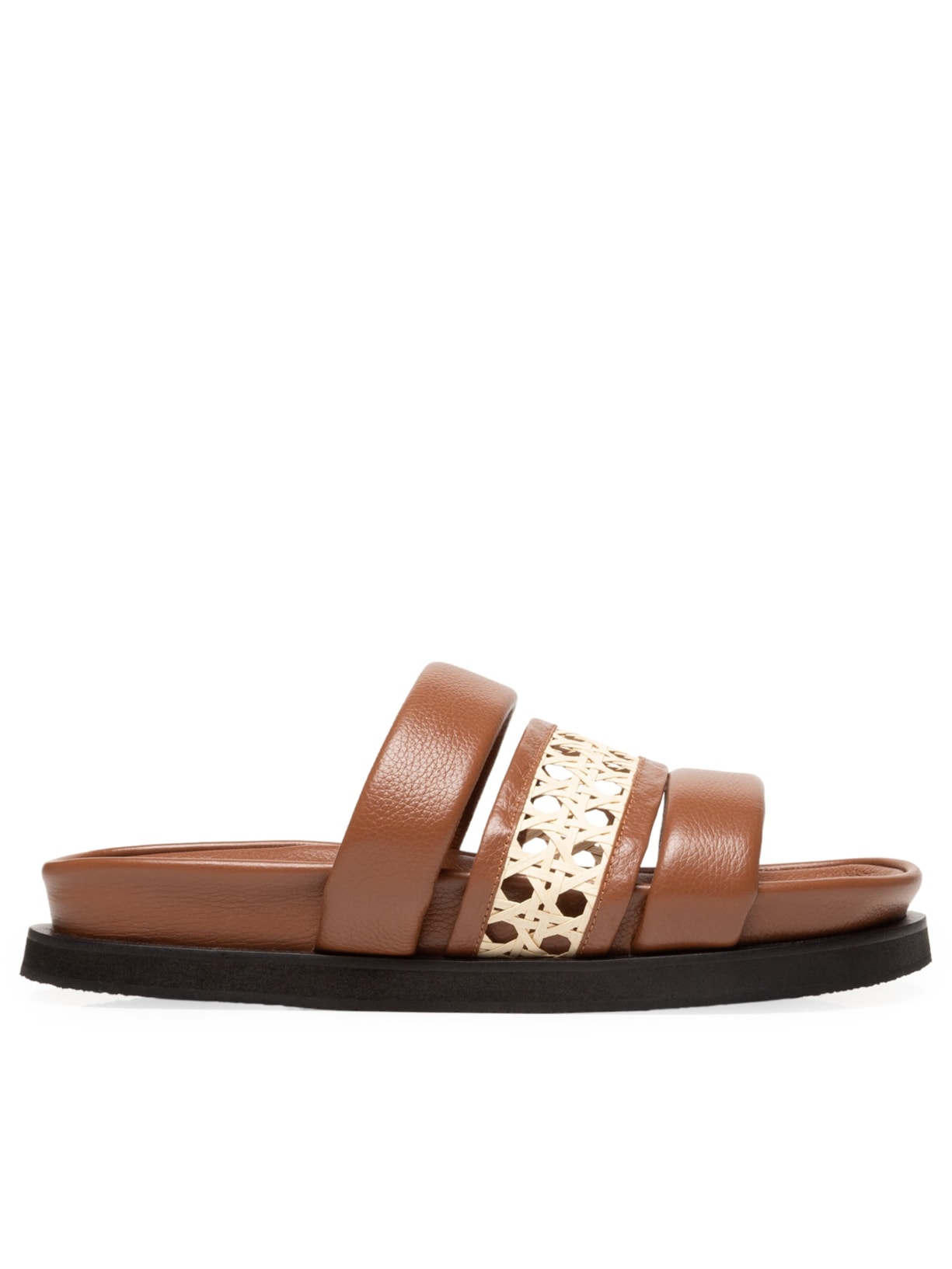 Chinelo Masculino Carriola Couro Marrom Misci