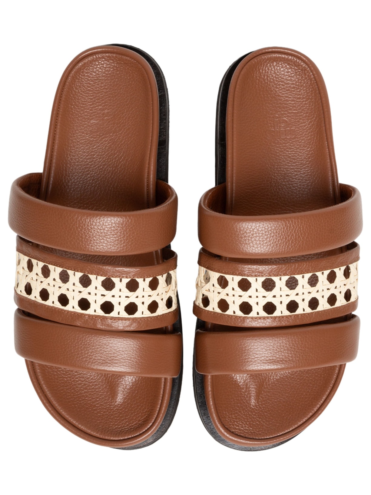 Chinelo Masculino Carriola Couro Marrom Misci