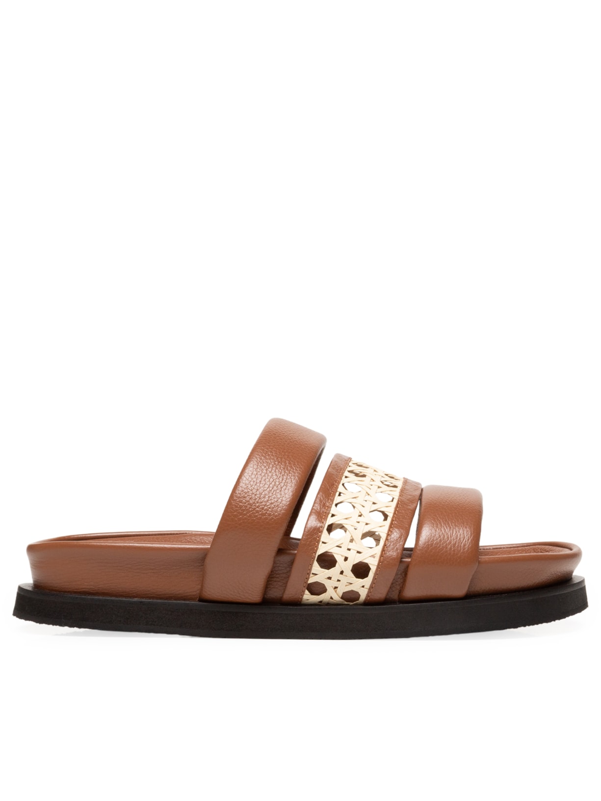Chinelo Masculino Carriola Couro - Marrom