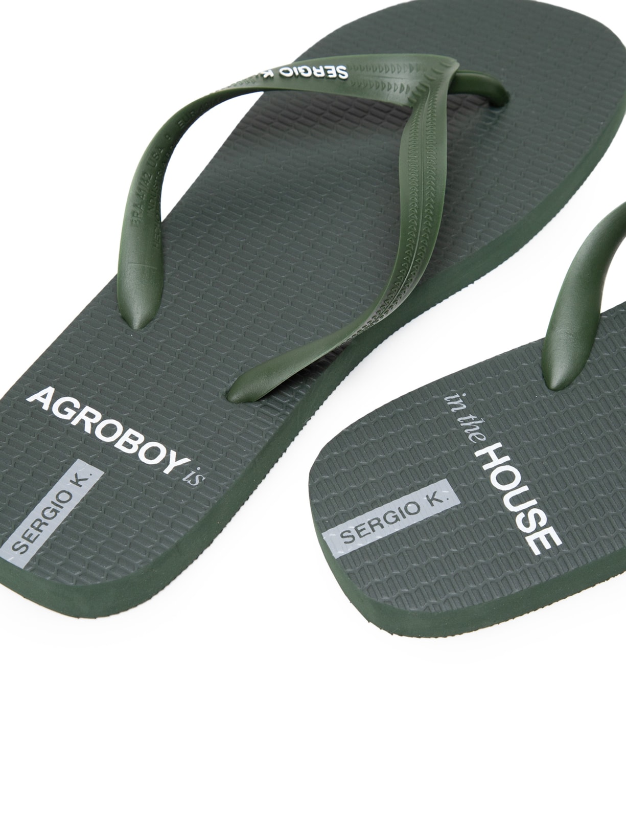 Chinelo Masculino Estampado Agroboy In The House Verde  Sergio K