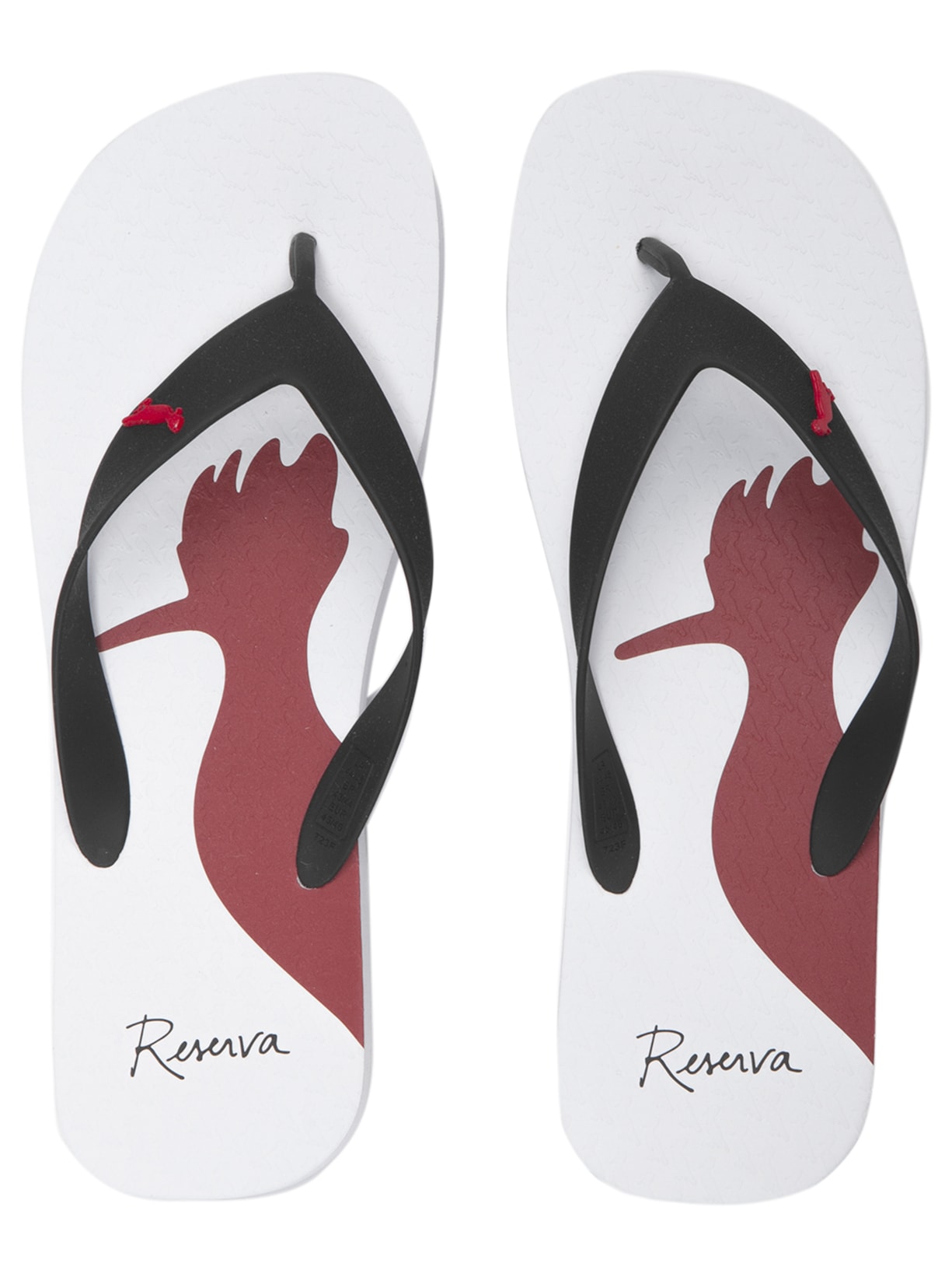 Chinelo Masculino Estampado - Branco