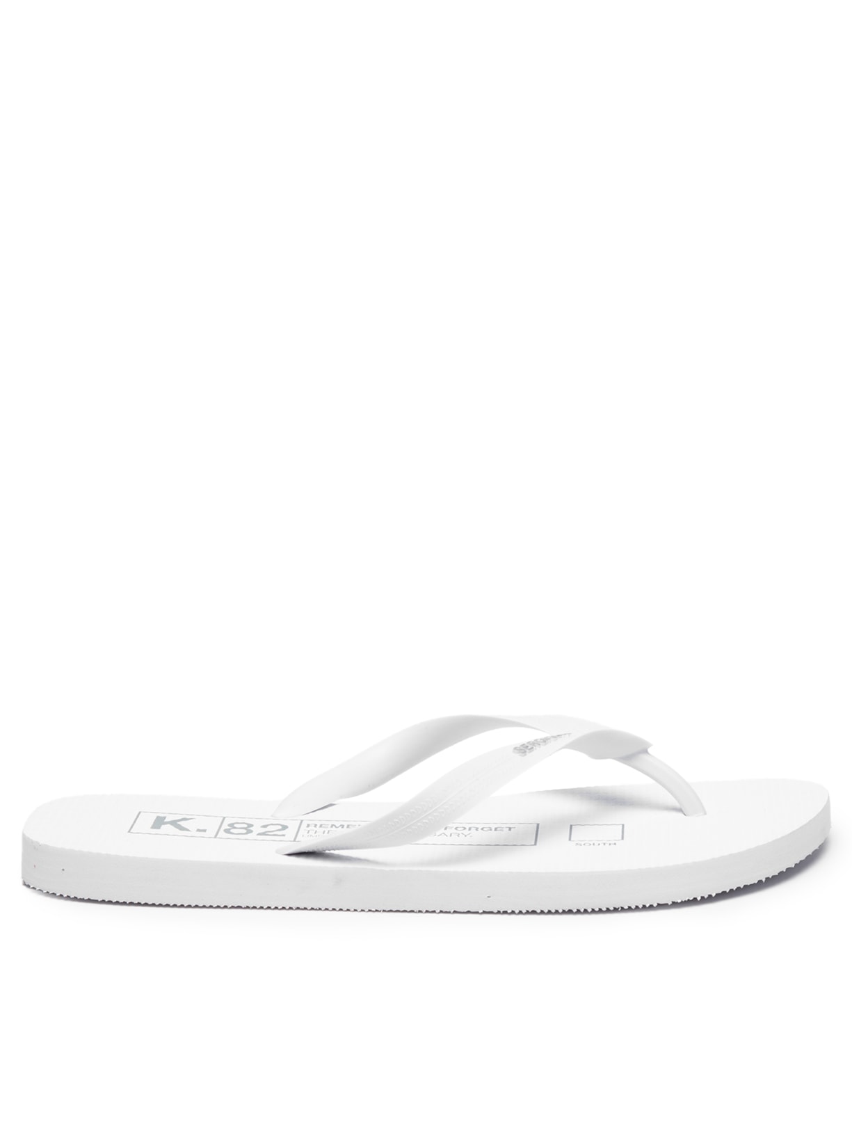 Chinelo Masculino Estampado Logo Jungle - Branco