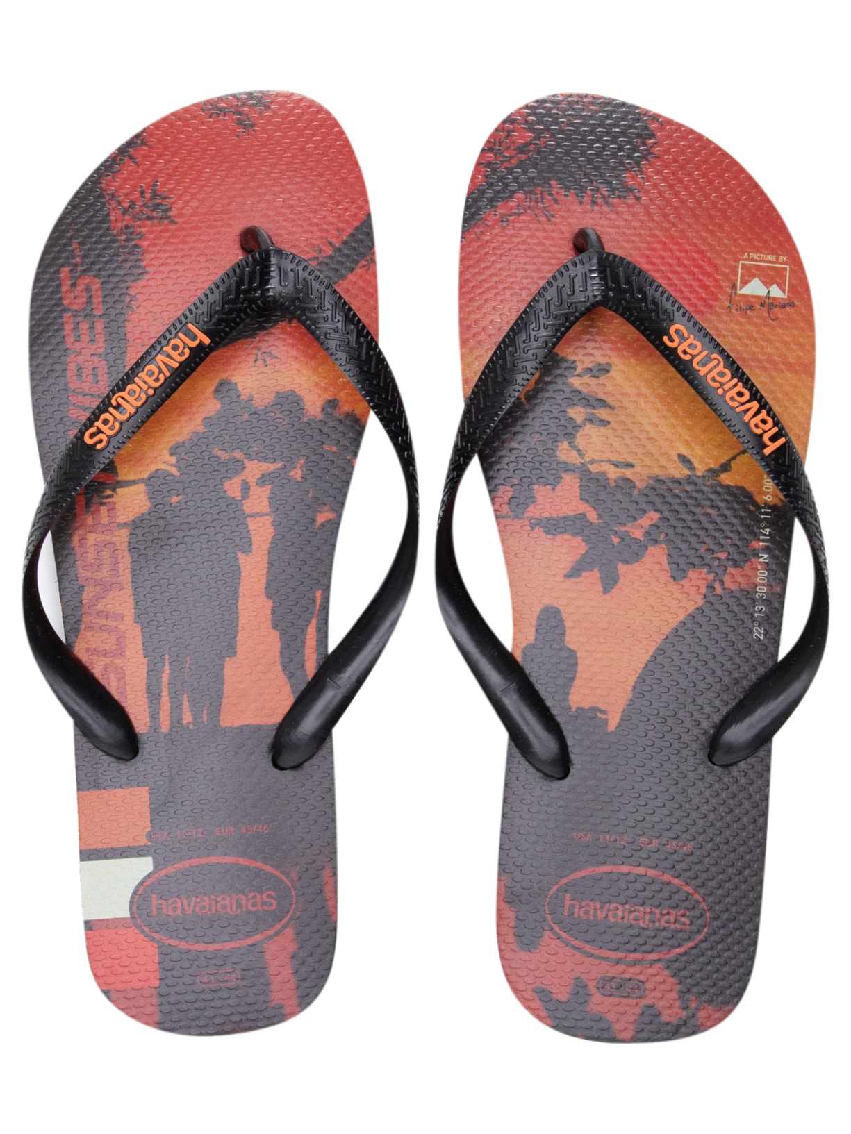 Chinelo Masculino Havaianas Hype Fc - Preto