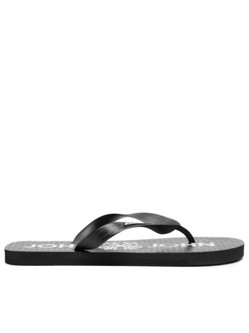 Chinelo Masculino Logo - Preto