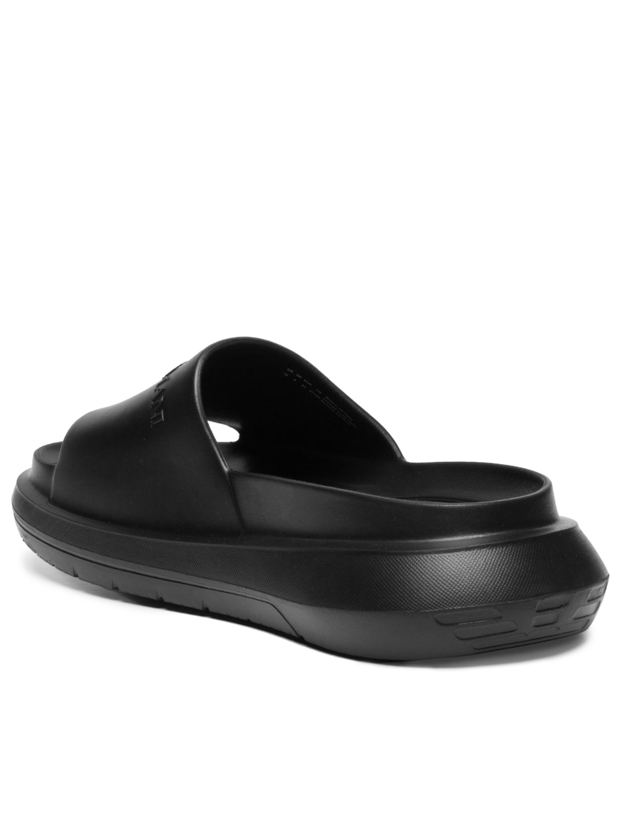 Chinelo Masculino Most Eva Sandal Logo Preto Emporio Armani