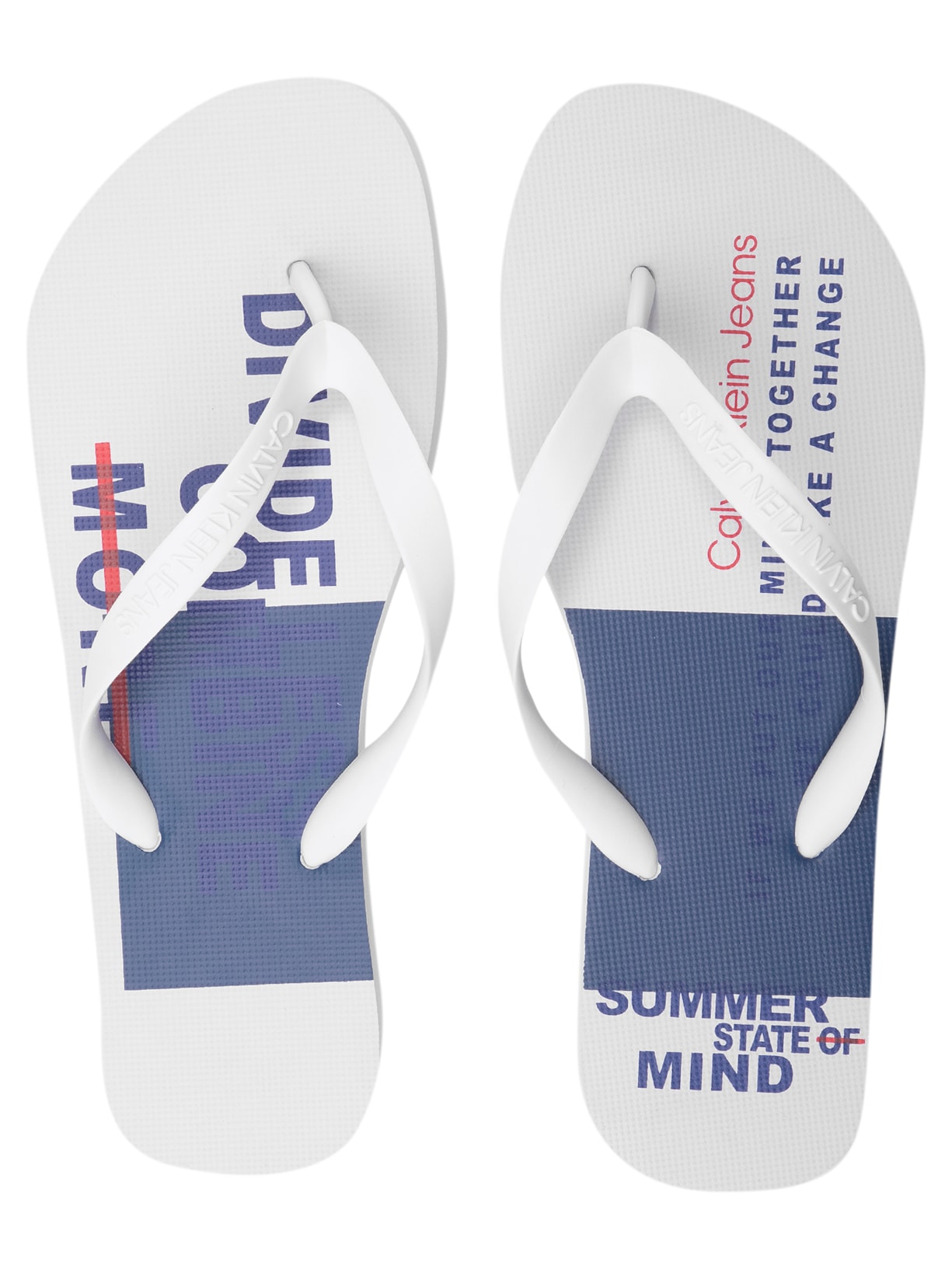 Chinelo Masculino Silk Summer State Mind - Branco