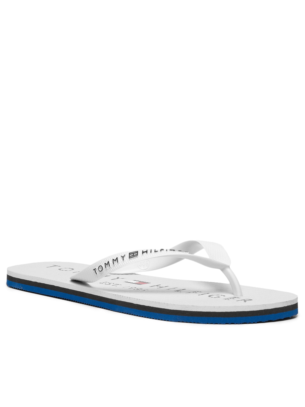 Chinelo Masculino Simon 34R Rubber Branco Tommy Hilfiger