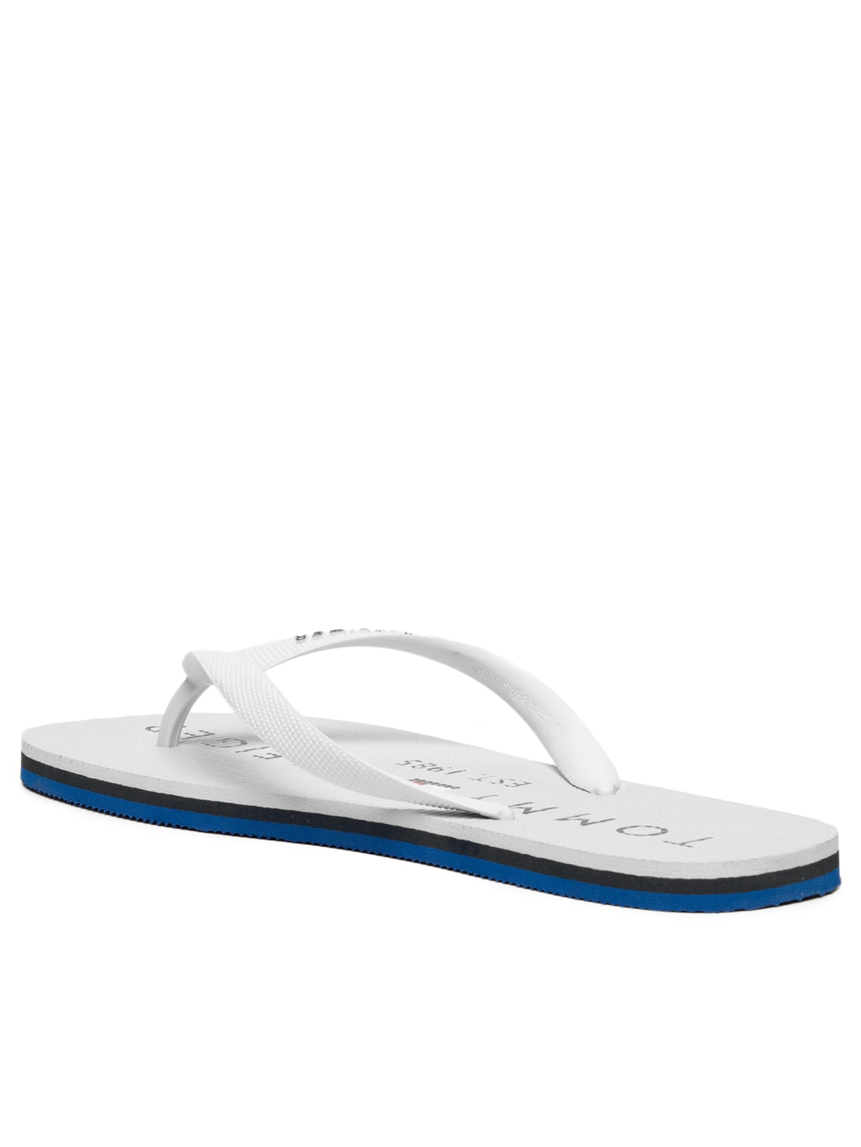 Chinelo Masculino Simon 34R Rubber Branco Tommy Hilfiger
