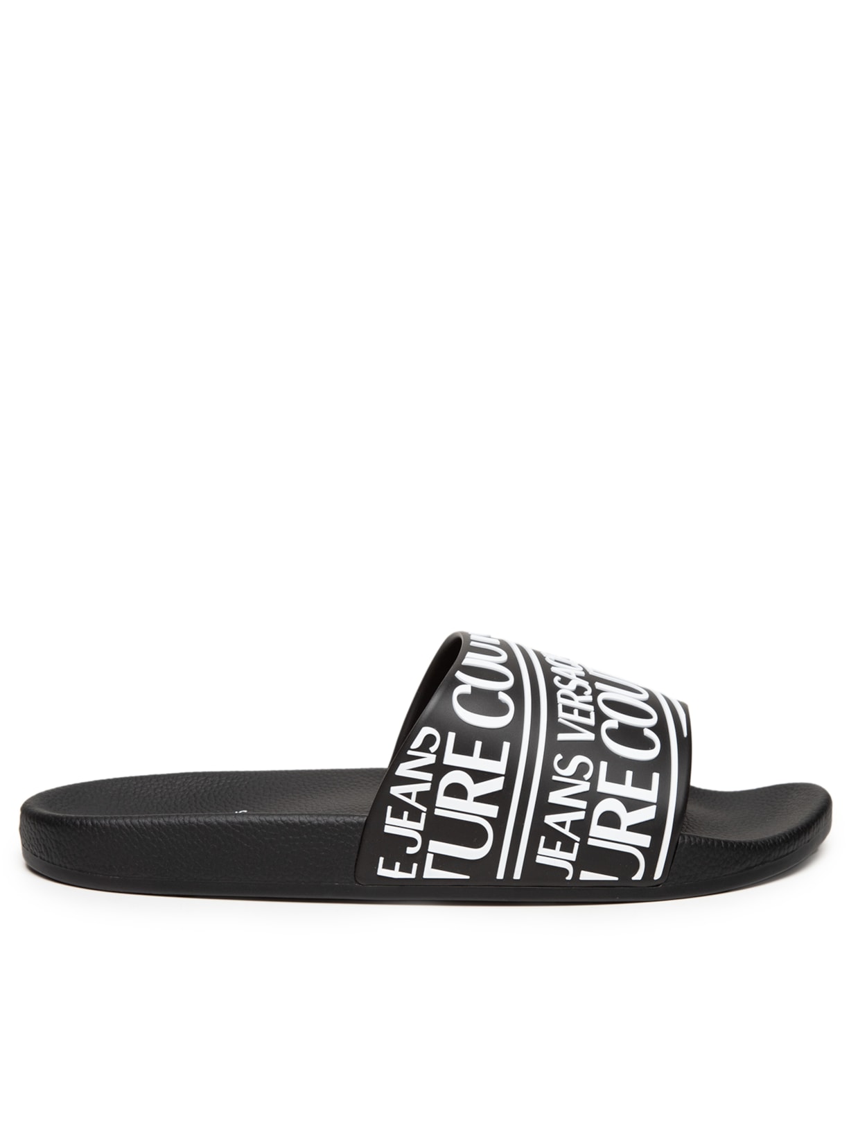 Chinelo Masculino Slide Preto Versace Jeans Couture