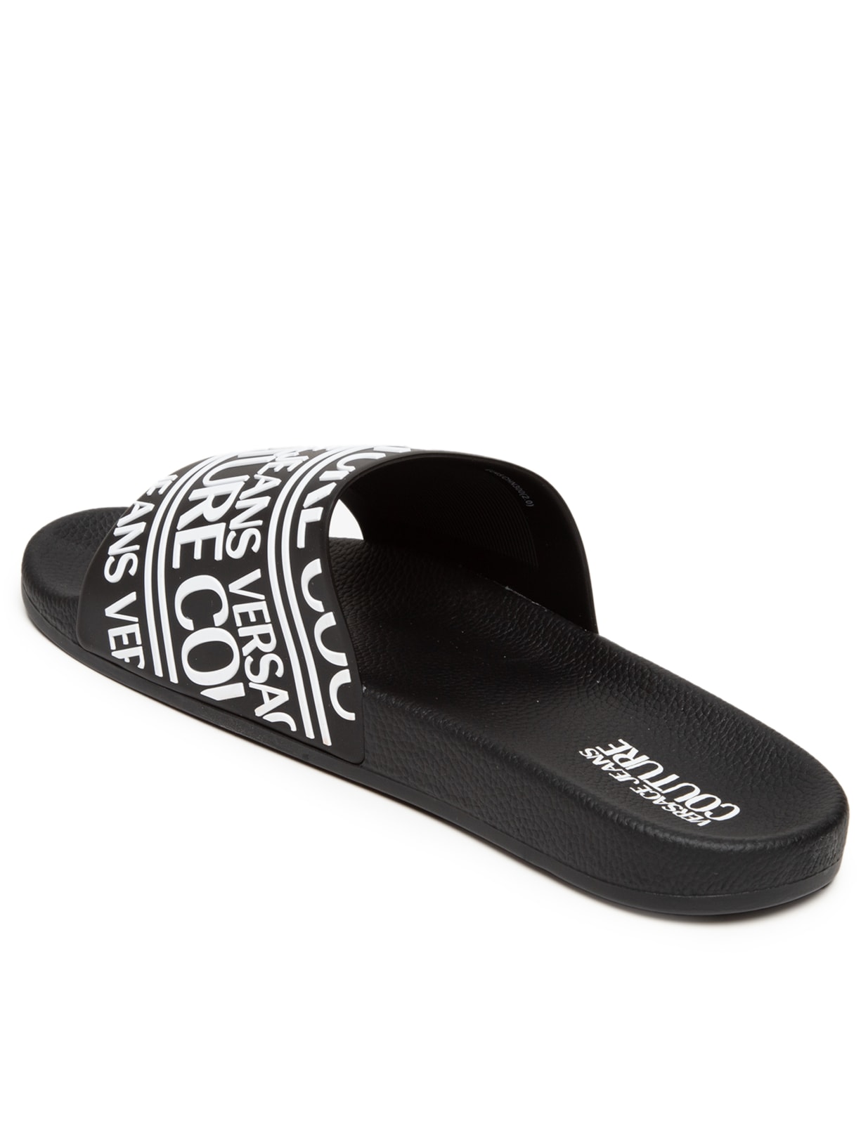 Chinelo Masculino Slide Preto Versace Jeans Couture