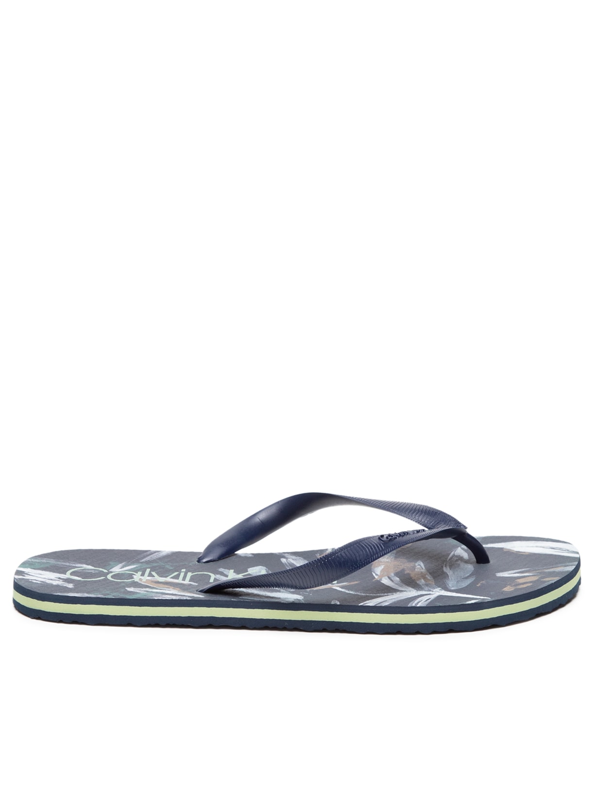 Chinelo Masculino Swim Folhagem - Azul