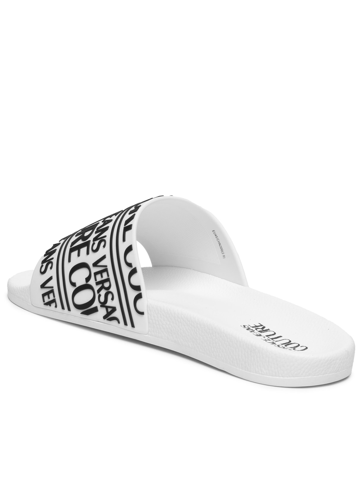 Chinelo Masculino Vjc Fondo Slide Logo Stp Branco Versace Jeans Couture