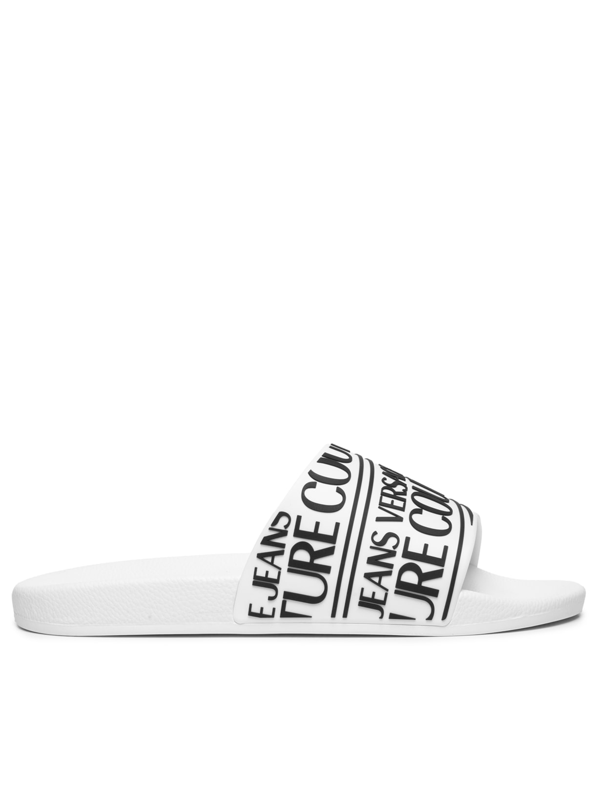 Chinelo Masculino Vjc Fondo Slide Logo Stp Branco Versace Jeans Couture