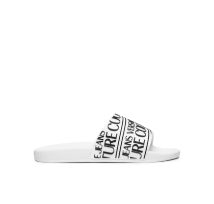 Chinelo Masculino Vjc Fondo Slide Logo Stp - Branco
