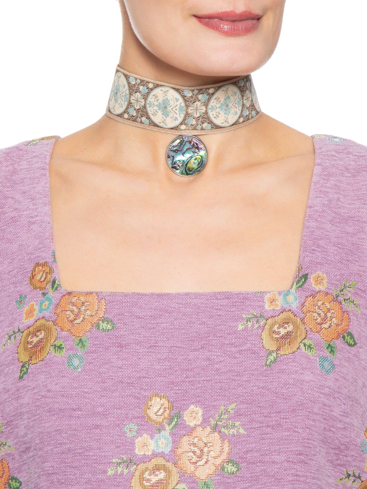 Choker Feminina Puglia Bege All Most Vintage