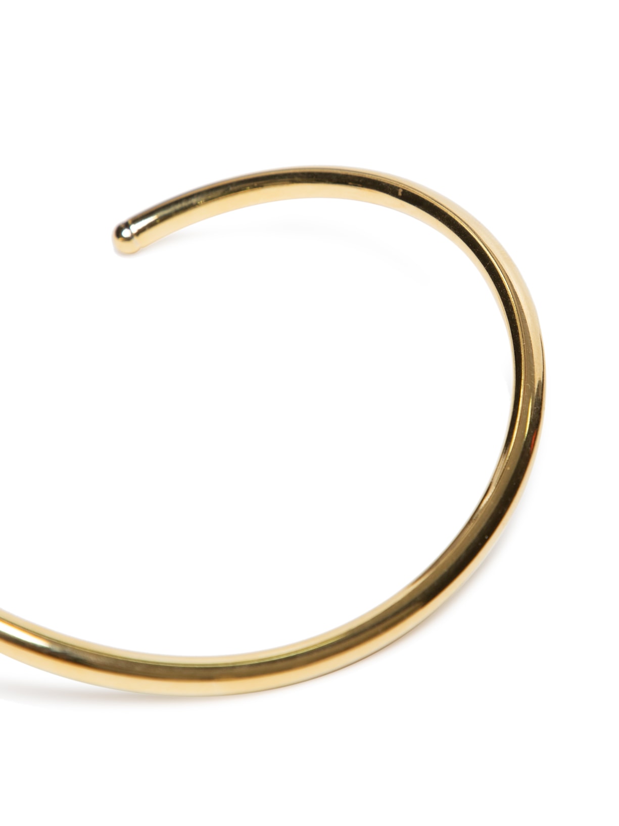 Choker Feninina Tubo Metal Dourado Nádia Gimenes