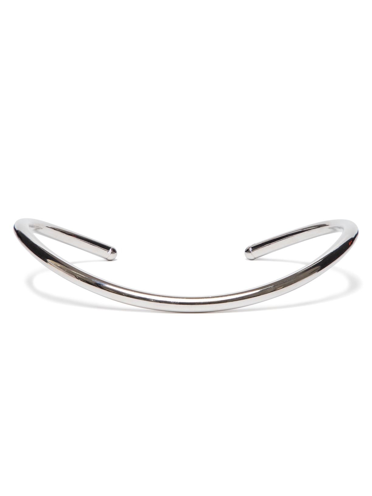 Choker Feninina Tubo Metal - Prata