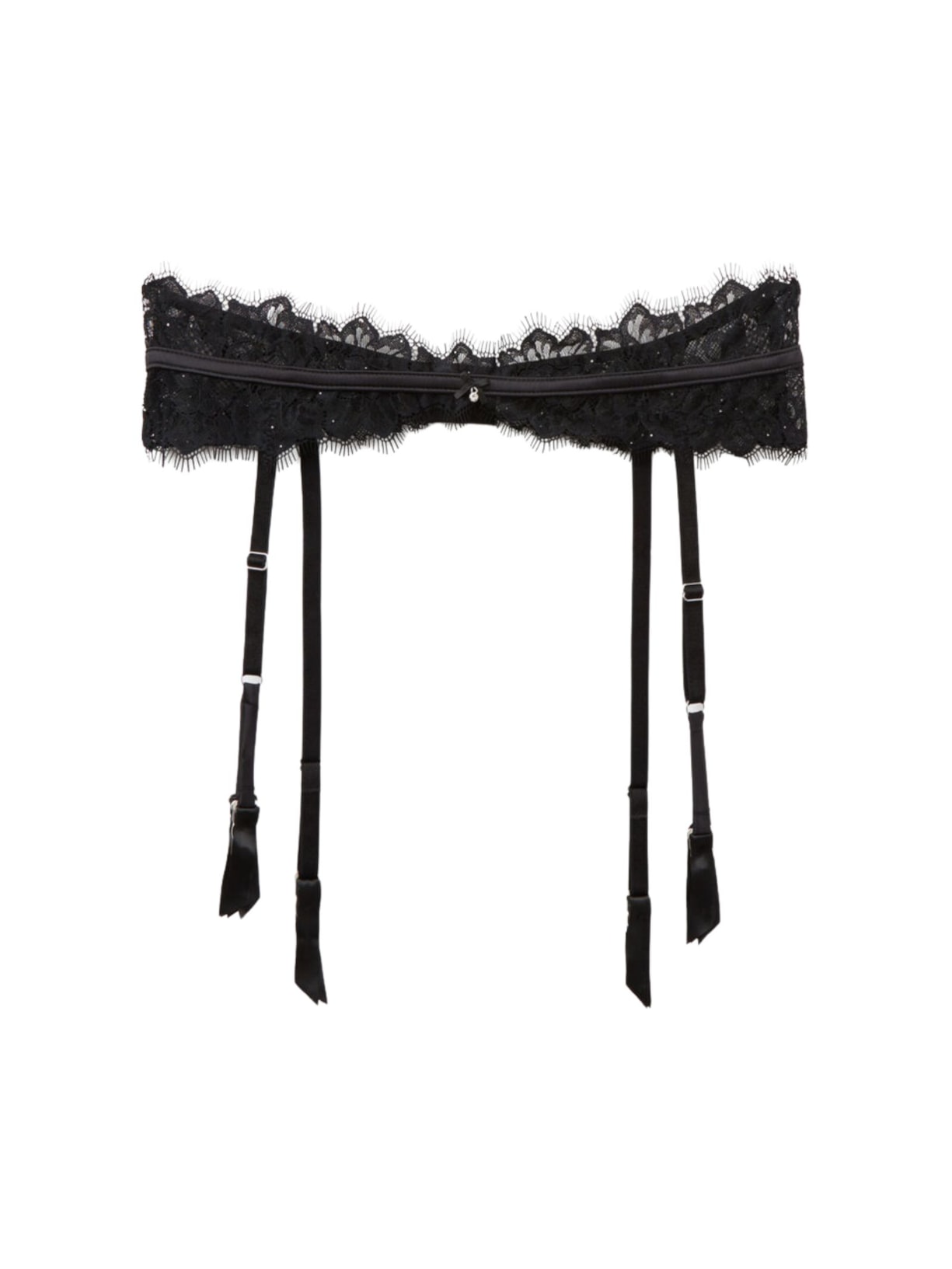 Cinta Liga Glimmer Of Pleasure - Preto
