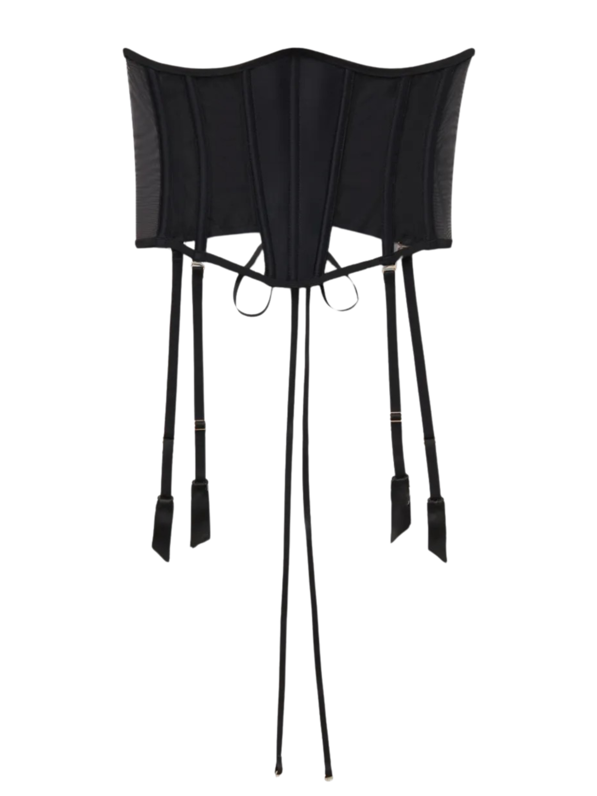 Cinta Liga Handcrafted Luxury Preto Intimissimi