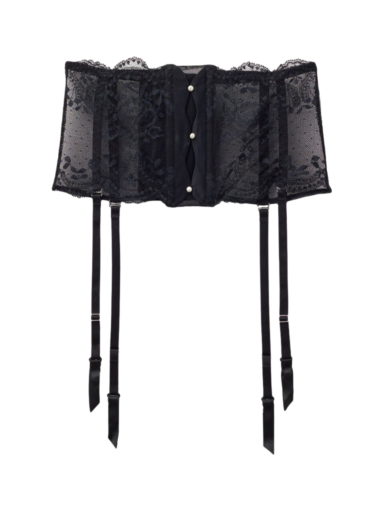 Cinta Liga La Vie En Rose Preto Intimissimi