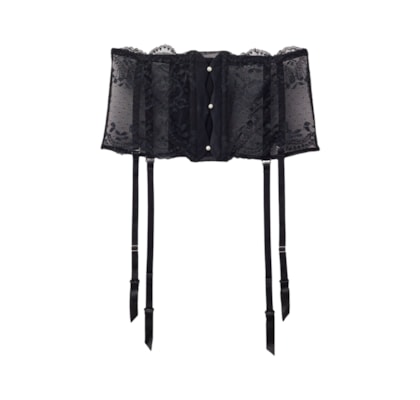 Cinta Liga La Vie En Rose - Preto