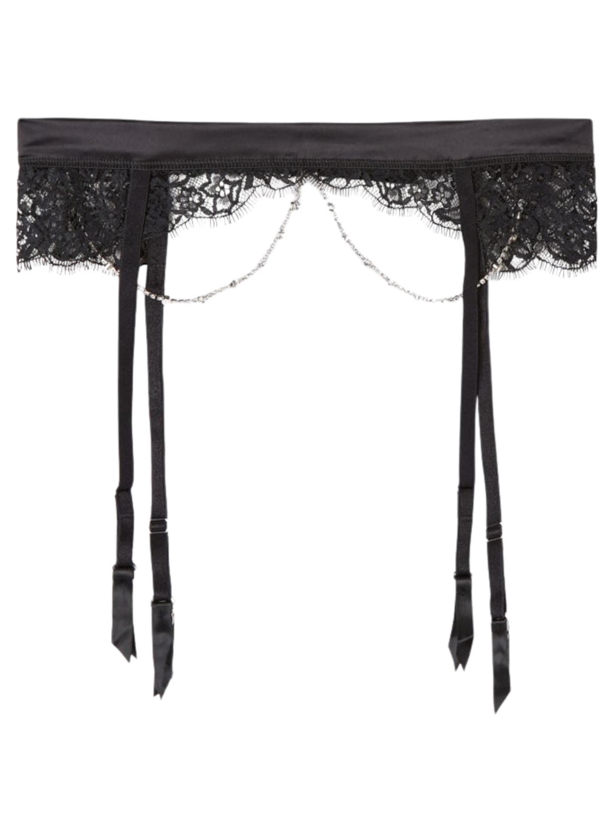 Cinta Liga Living In Luxe - Preto