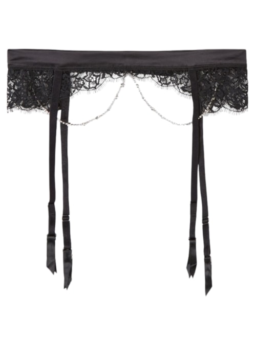 Cinta Liga Living In Luxe - Preto