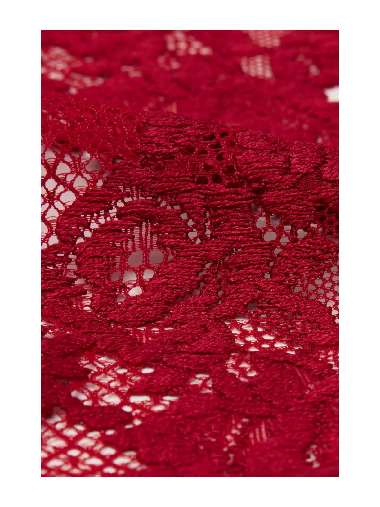 Cinta Liga Pretty Flowers Vermelho Intimissimi