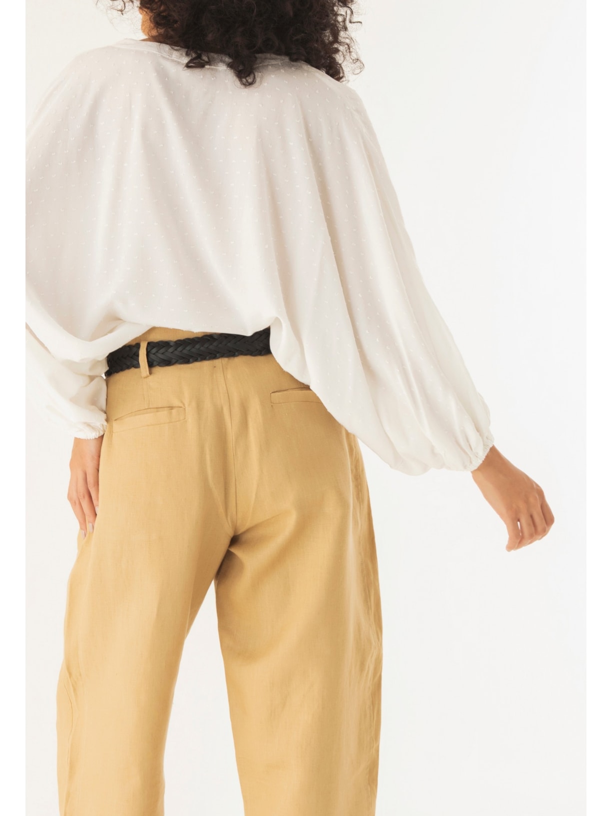 Cinto Argola Tressê Preto Cabana Crafts