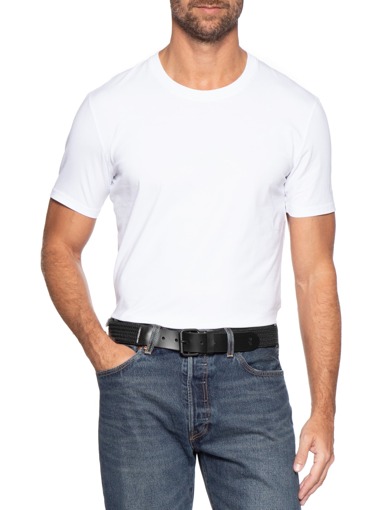 Cinto Elástico Masculino Preto Sergio K