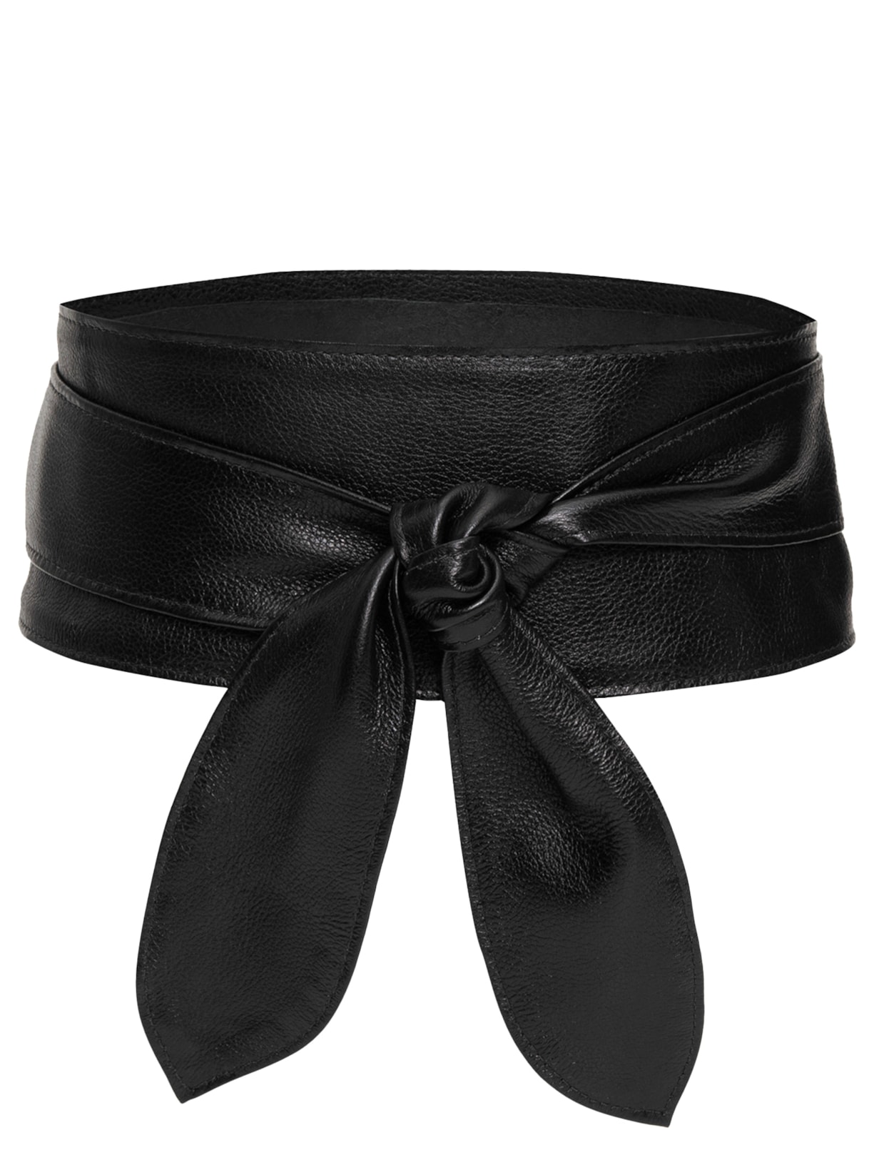 Cinto Faixa De Couro - Preto