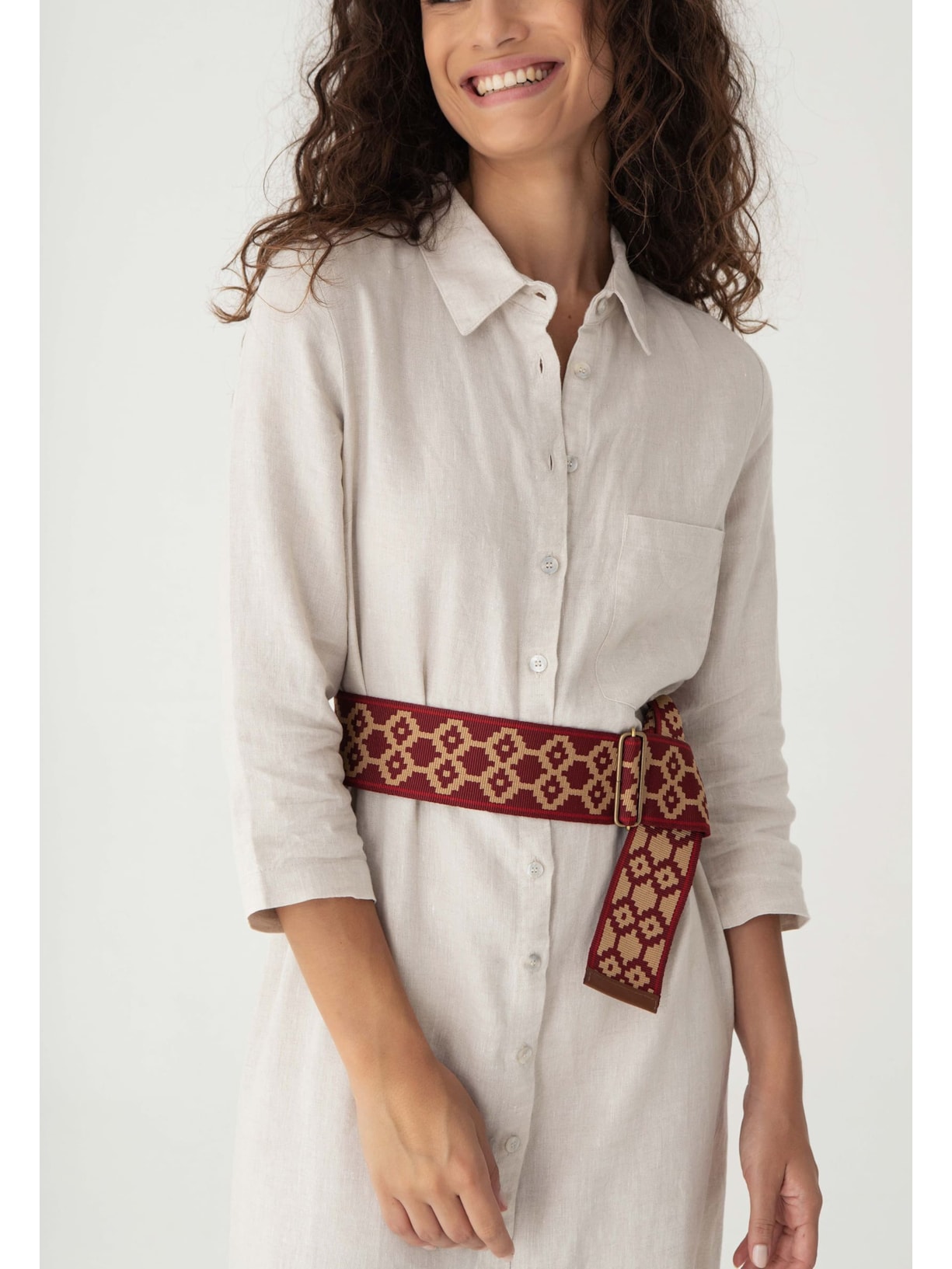 Cinto Faixa Pampa Vermelho Cabana Crafts