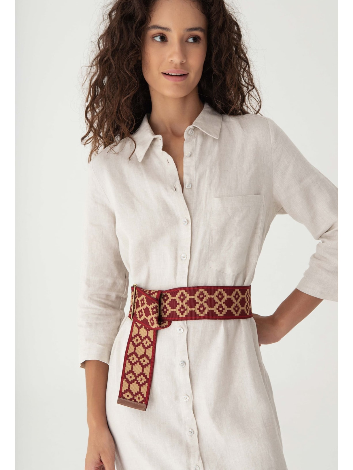 Cinto Faixa Pampa Vermelho Cabana Crafts