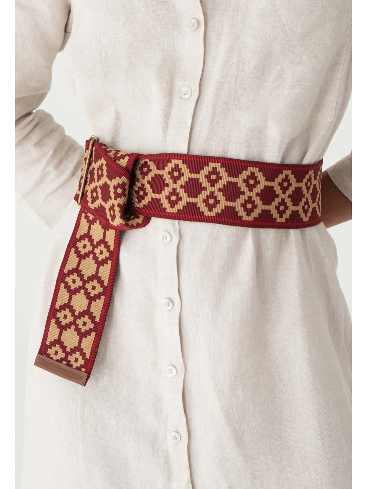 Cinto Faixa Pampa Vermelho Cabana Crafts