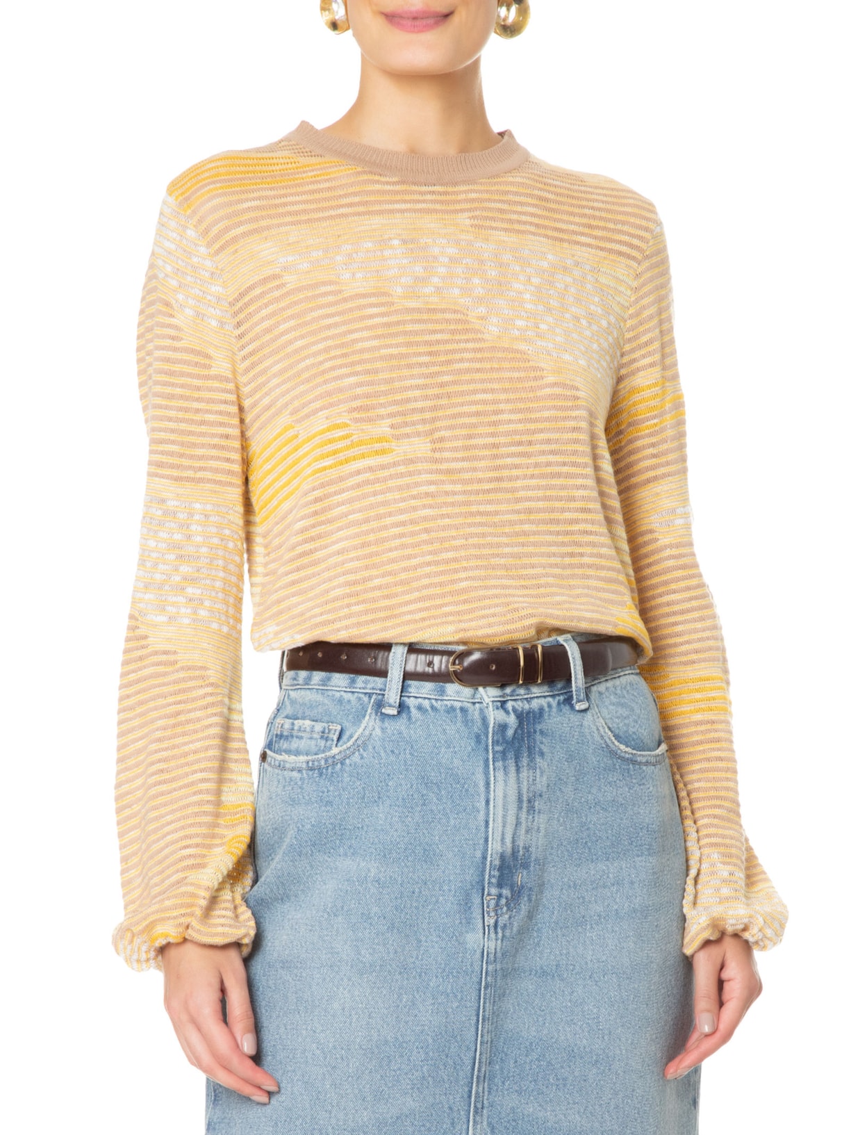 Cinto Feminino Angeline Marrom Carol Bassi