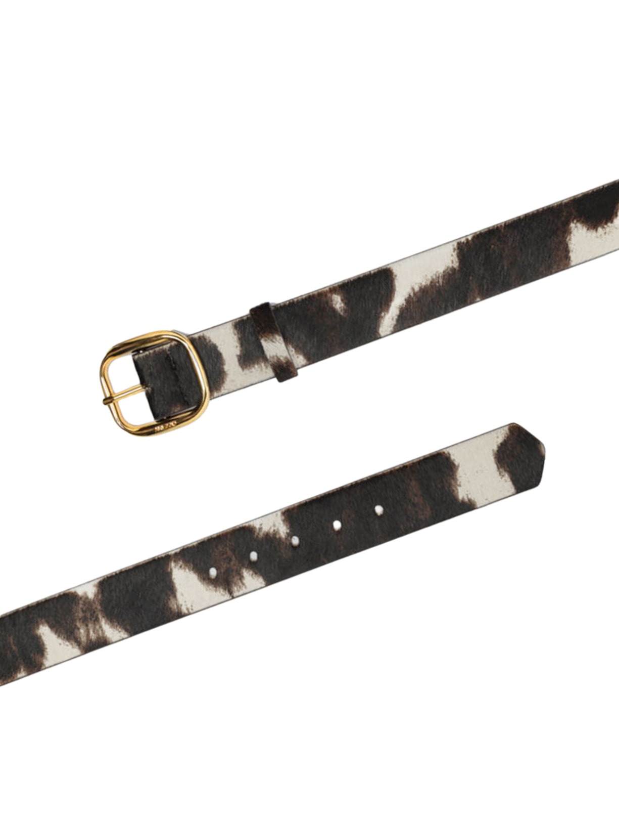 Cinto Feminino Animal Print Pelo Largo Fivela Metal Animal Print Arezzo