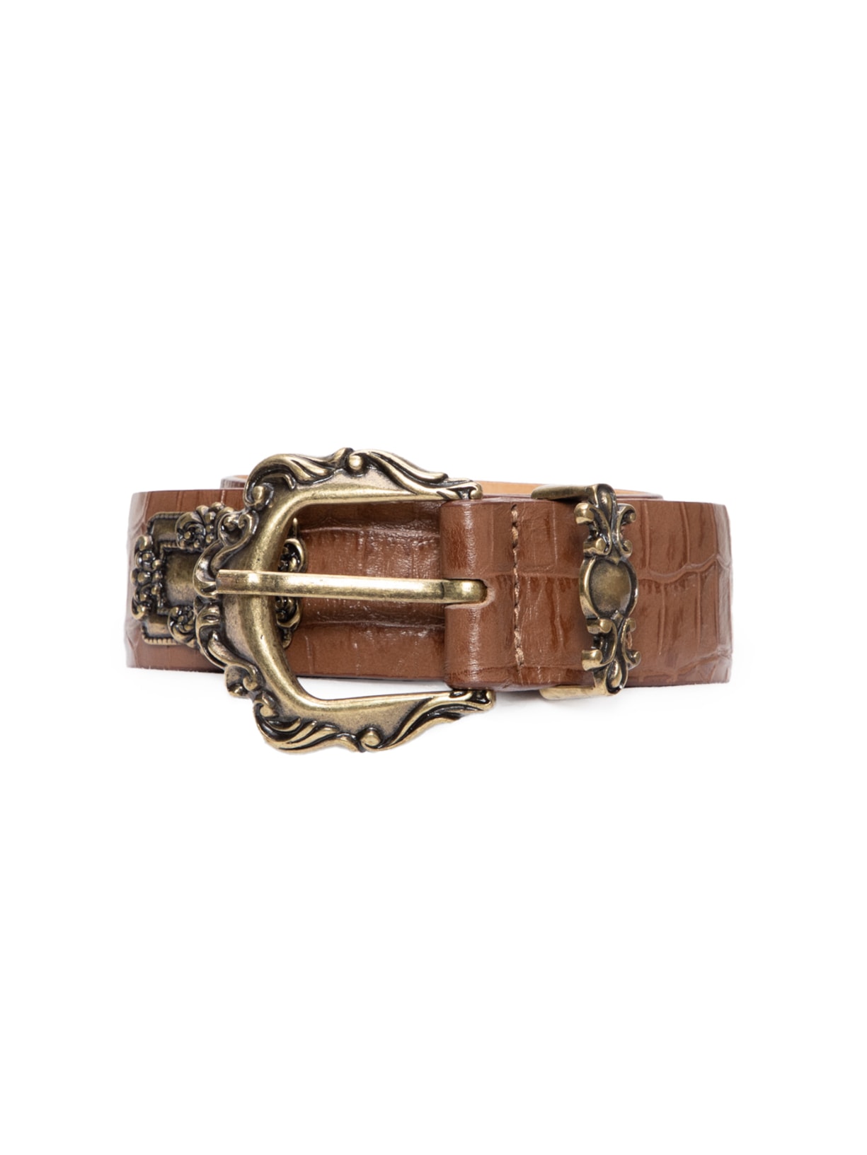 Cinto Feminino Blanca Marrom Carol Bassi