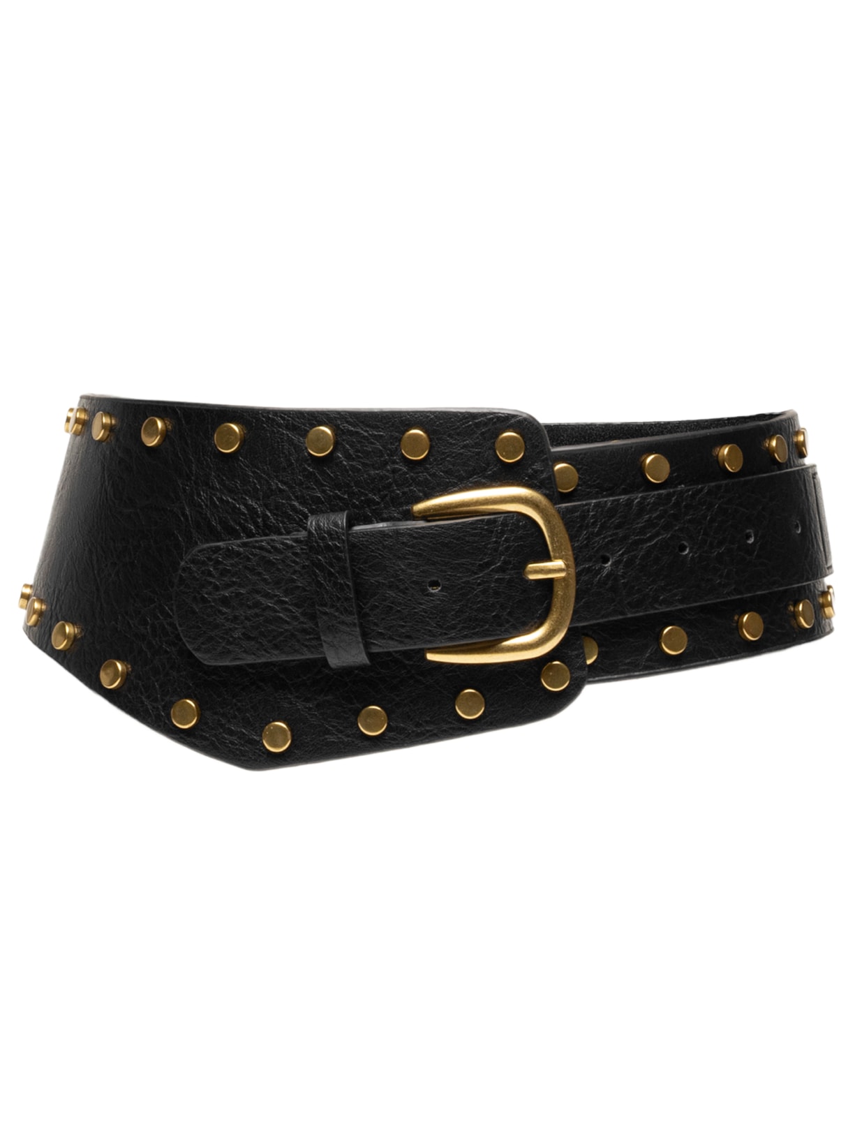 Cinto Feminino Boho Com Tachas - Preto