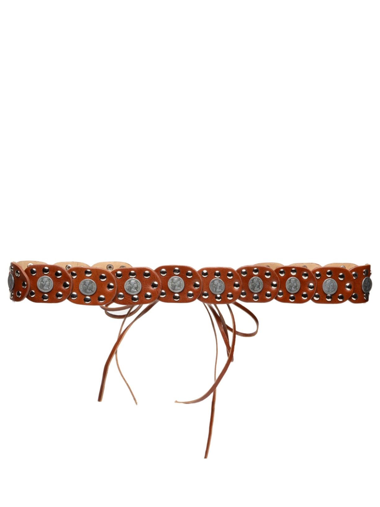 Cinto Feminino Boho Em Couro - Marrom