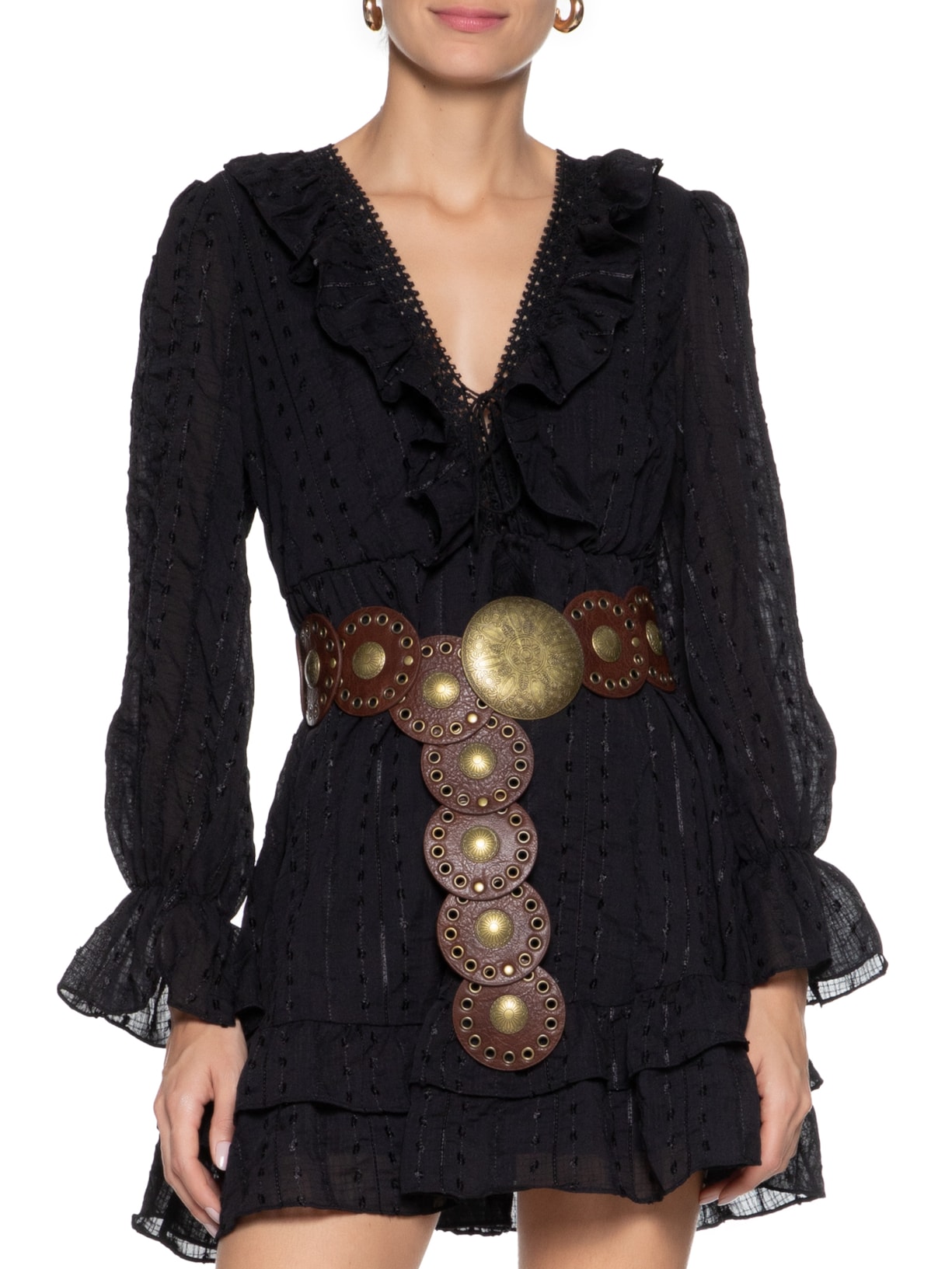 Cinto Marrom Vestido Curto Com Cinto Cinto Feminino Boho Market 33