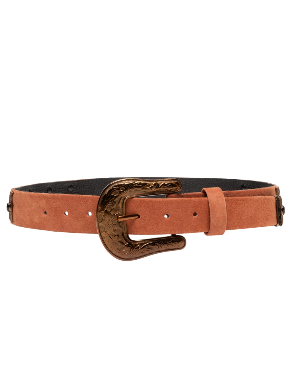 Cinto Feminino Boho Pedras - Marrom