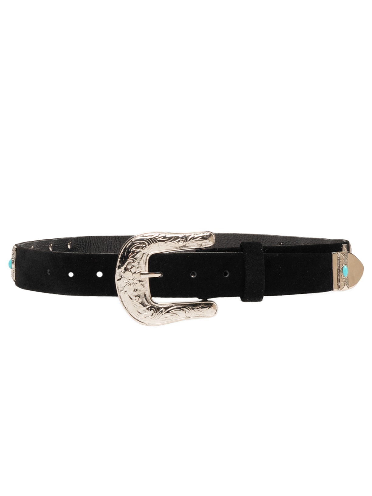 Cinto Feminino Boho Pedras - Preto