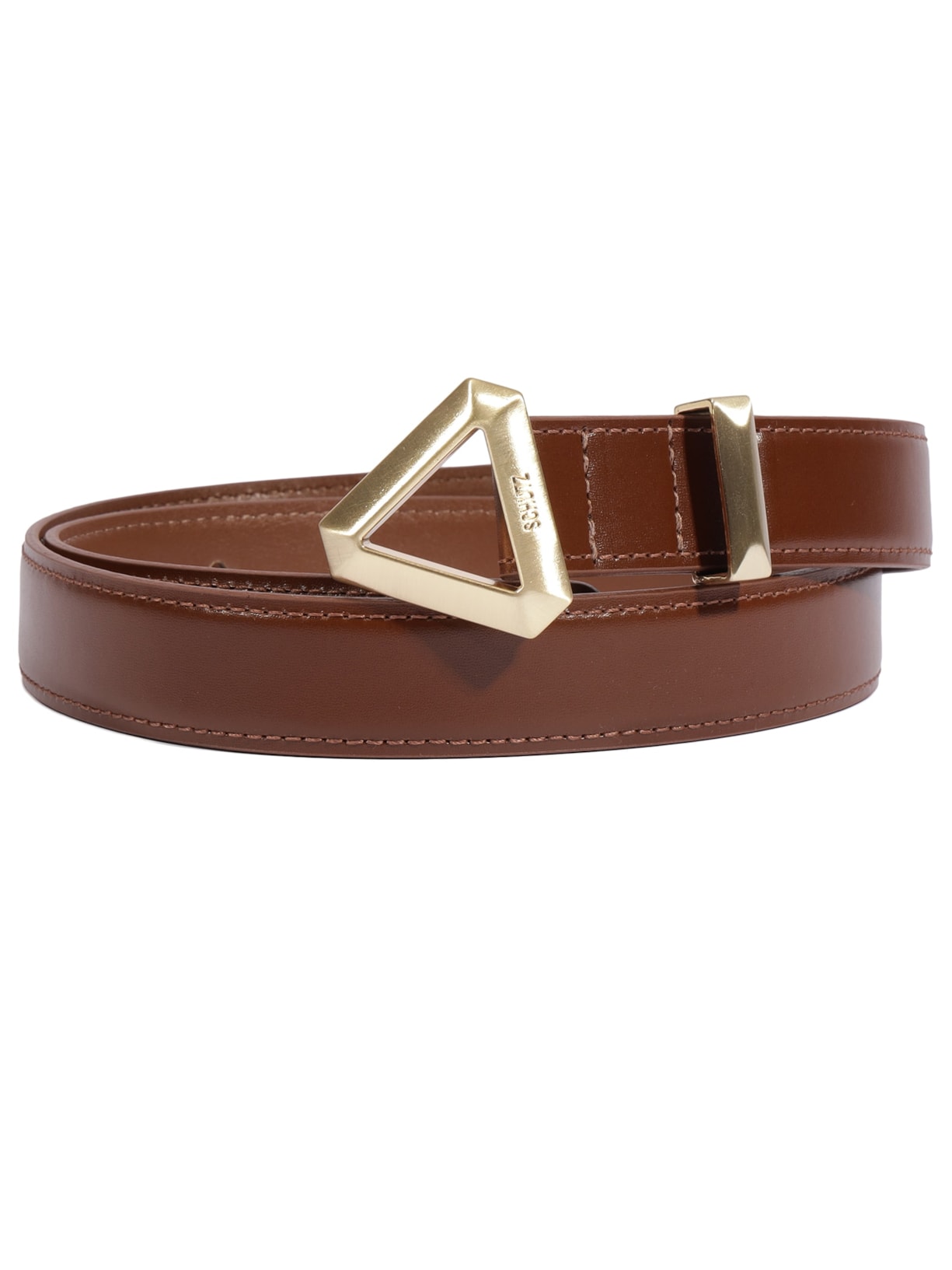 Cinto Feminino Bold Triangle Marrom Schutz